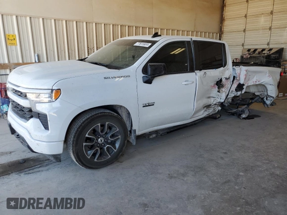 2024 Chevrolet Silverado 1500 RST with VIN 1GCPADED9RZ140250, listed as a Copart auction lot 77945184 with 21,301 mi miles and Salvage Title. Bid and sale history available at carsss.com. Image 1.