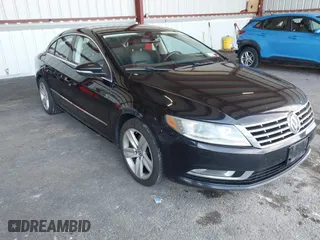 2013 Volkswagen CC Sport with VIN WVWAP7AN0DE540010, listed as a IAAI auction lot 41837983 with 277,144 mi miles. Bid and sale history available at carsss.com. Image 1.