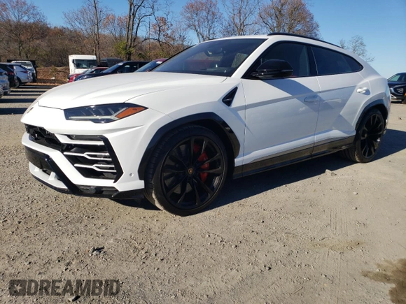 2021 Lamborghini Urus z VIN ZPBUA1ZL8MLA11388, wystawiony jako Copart lot #81306374 z przebiegiem 30 219 mil mil oraz Szkody całkowita. Historia ofert i sprzedaży dostępna na DreamBid. Obrazek 1.