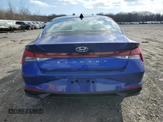 2022 Hyundai Elantra SEL with VIN KMHLM4AG8NU312972, listed as a Copart auction lot 50496355 with 31,042 mi miles and Salvage Title. Bid and sale history available at DreamBid. Image 6.