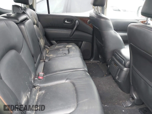 2020 Nissan Armada SL with VIN JN8AY2NCXL9616093, listed as a IAAI auction lot 41520384 with 72,369 mi miles. Bid and sale history available at carsss.com. Image 8.