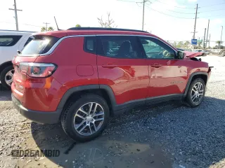 2019 Jeep Compass Latitude with VIN 3C4NJCBB9KT636408, listed as a Copart auction lot 44163665 with 22,876 mi miles and Non repairable. Bid and sale history available at DreamBid. Image 3.