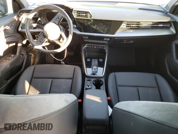 2023 Audi A3 Premium with VIN WAUGUDGY8PA143785, listed as a Copart auction lot 76921593 with 1,475 mi miles. Bid and sale history available at carsss.com. Image 8.