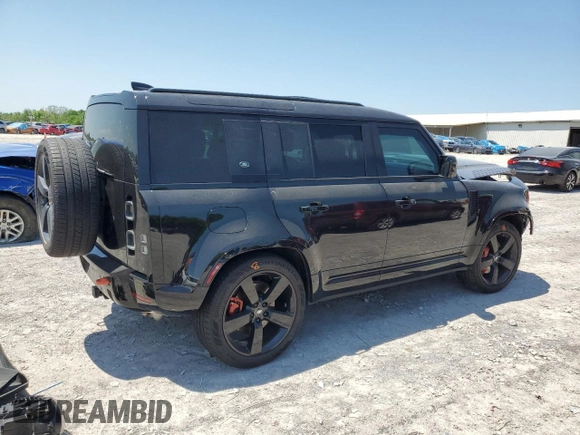 2024 Land Rover Defender X with VIN SALEX7EU2R2314703, listed as a Copart auction lot 54610625 with 5,351 mi miles and Salvage title. Bid and sale history available at DreamBid. Image 3.