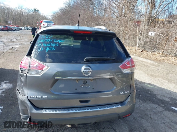 2015 Nissan Rogue SL with VIN 5N1AT2MV4FC862749, listed as a IAAI auction lot 41418258 with 169,968 mi miles and . Bid and sale history available at carsss.com. Image 16.