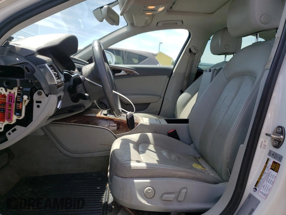 2014 Audi A6 Premium Plus with VIN WAUFGAFC3EN116300, listed as a Copart auction lot 56911945 with 142,399 mi miles and Salvage title. Bid and sale history available at DreamBid. Image 7.