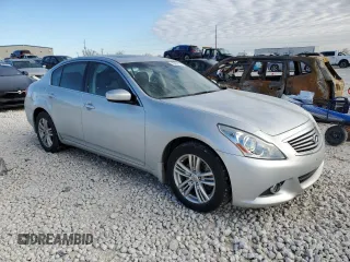 2011 Infiniti G25 x with VIN JN1DV6AR8BM451680, listed as a Copart auction lot 86953124 with 113,330 mi miles and Salvage Title. Bid and sale history available at DreamBid. Image 4.