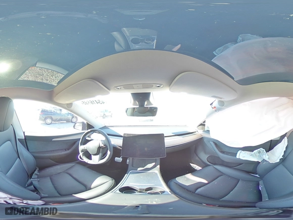 2024 Tesla Model Y Performance with VIN 7SAYGDEF1RA307520, listed as a Copart auction lot 45416865 with 9,934 mi miles and Salvage Title. Bid and sale history available at carsss.com. Image 12.