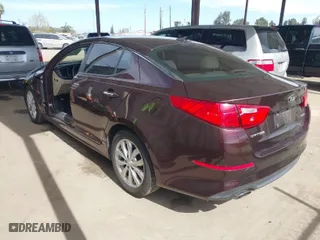 2015 Kia Optima EX with VIN 5XXGN4A75FG486363, listed as a IAAI auction lot 41691239 with 108,629 mi miles. Bid and sale history available at carsss.com. Image 3.
