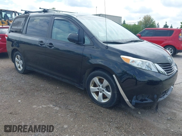 2013 Toyota Sienna LE AAS with VIN 5TDKK3DC3DS392029, listed as a IAAI auction lot 42366000 with 199,237 mi miles and . Bid and sale history available at DreamBid. Image 1.