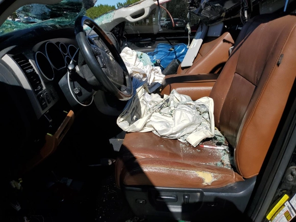 2012 Toyota Tundra 2WD Truck LTD with VIN 5TFFY5F18CX121287, listed as a Copart auction lot 75203494 with NaN miles and Salvage Title. Bid and sale history available at carsss.com. Image 7.