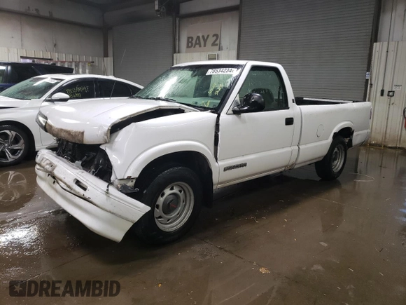 1995 GMC Sonoma z VIN 1GTCS14Z9S8537833, wystawiony jako Copart lot #78534234 z przebiegiem 187 729 mil mil oraz Szkoda całkowita • Salvage title. Historia ofert i sprzedaży dostępna na DreamBid. Obrazek 1.