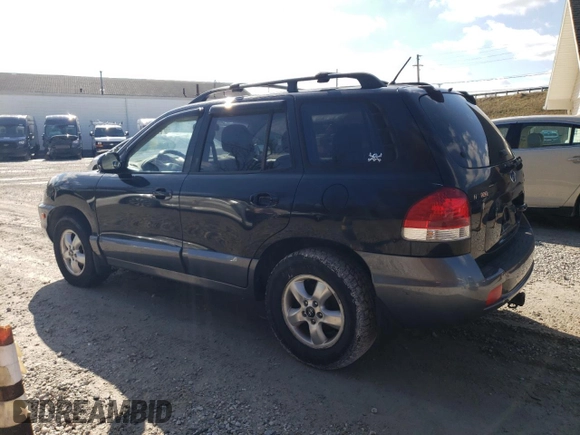 2006 Hyundai Santa Fe GLS with VIN KM8SC13D96U102107, listed as a Copart auction lot 55525594 with 198,741 mi miles and Salvage Title. Bid and sale history available at carsss.com. Image 2.