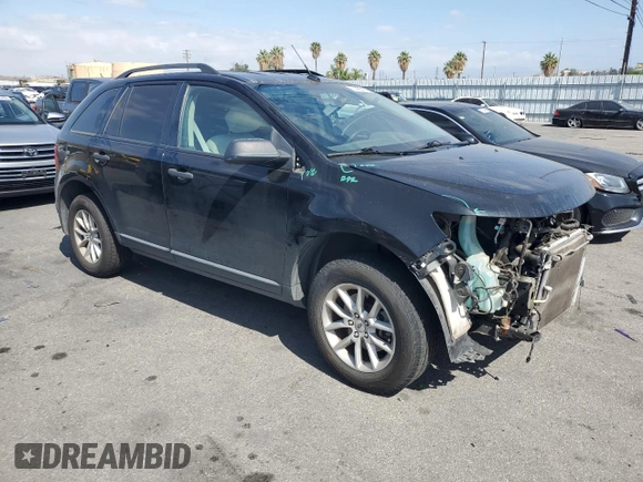 2014 Ford Edge SE with VIN 2FMDK3GC1EBA85994, listed as a Copart auction lot 61485185 with 97,744 mi miles and Salvage title. Bid and sale history available at DreamBid. Image 4.