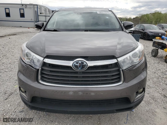 2015 Toyota Highlander Limited with VIN 5TDDKRFH9FS184714, listed as a Copart auction lot 50317275 with 160,481 mi miles and Salvage Title. Bid and sale history available at carsss.com. Image 5.