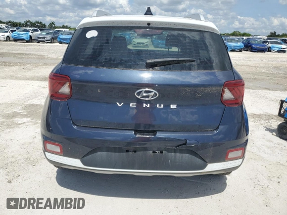 2022 Hyundai Venue Limited с VIN KMHRC8A37NU153198, выставлен на аукционе Copart как лот 61945455 с пробегом 33 185 миль миль и Списание • Salvage title. История ставок и продаж доступна на DreamBid. Изображение 6.