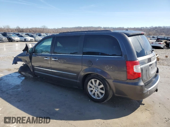 2015 Chrysler Town & Country Touring with VIN 2C4RC1BG7FR716665, listed as a Copart auction lot 46497865 with 0 mi miles and Salvage Title. Bid and sale history available at carsss.com. Image 2.