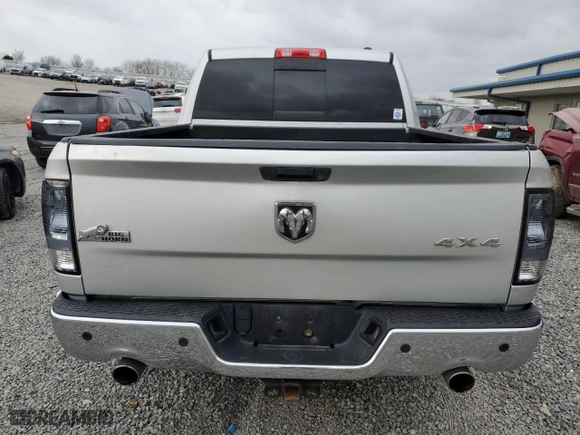 2012 Ram 1500 Outdoorsman with VIN 1C6RD7LT6CS289511, listed as a Copart auction lot 87025664 with 129,210 mi miles and Salvage Title. Bid and sale history available at carsss.com. Image 6.