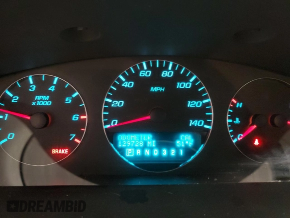 2006 Chevrolet Impala LT 3.5L with VIN 2G1WT55K369111447, listed as a Copart auction lot 87543595 with 129,728 mi miles and Clean Title. Bid and sale history available at DreamBid. Image 9.