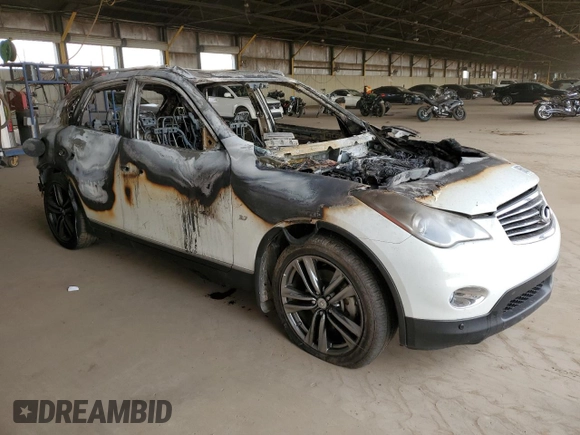 2014 Infiniti QX50 Journey with VIN JN1BJ0HP7EM210105, listed as a Copart auction lot 88946895 with 0 mi miles and Non Repairable. Bid and sale history available at carsss.com. Image 4.
