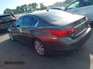 2015 Infiniti Q50 Sport with VIN JN1BV7AP0FM353969, listed as a IAAI auction lot 42735929 with 181,244 mi miles and . Bid and sale history available at DreamBid. Image 3.