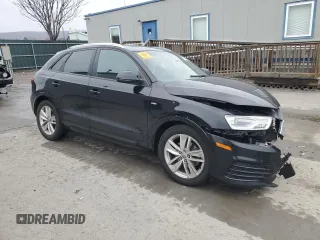 2018 Audi Q3 Premium with VIN WA1ECCFS4JR008911, listed as a Copart auction lot 51858065 with 102,091 mi miles and Salvage title. Bid and sale history available at DreamBid. Image 4.