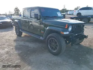 2023 Jeep Gladiator Overland with VIN 1C6HJTFG9PL507484, listed as a IAAI auction lot 41486457 with 54,871 mi miles. Bid and sale history available at carsss.com. Image 1.