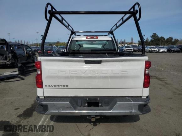2021 Chevrolet Silverado 1500 Work Truck with VIN 3GCNWAEF7MG317850, listed as a Copart auction lot 49791675 with 75,586 mi miles and Salvage Title. Bid and sale history available at carsss.com. Image 6.