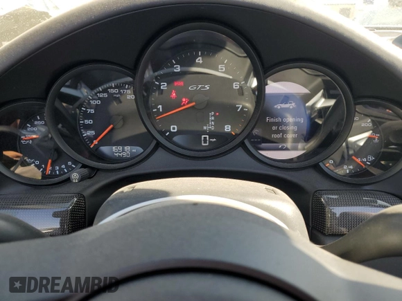 2018 Porsche 911 Carrera S with VIN WP0CB2A94JS147492, listed as a Copart auction lot 75830544 with 16,918 mi miles and Salvage Title. Bid and sale history available at carsss.com. Image 9.