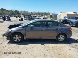 2015 Honda Civic Sedan LX with VIN 19XFB2F57FE030308, listed as a IAAI auction lot 41858216 with 190,293 mi miles. Bid and sale history available at carsss.com. Image 14.