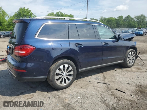 2017 Mercedes-Benz GLS 450 с VIN 4JGDF6EE7HA802361, выставлен на аукционе Copart как лот 58807965 с пробегом 23 355 миль миль и Списание • Salvage title. История ставок и продаж доступна на DreamBid. Изображение 3.