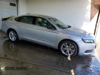 2015 Chevrolet Impala LT with VIN 2G1115SLXF9234420, listed as a Copart auction lot 41874655 with 130,669 mi miles and Salvage Title. Bid and sale history available at DreamBid. Image 4.