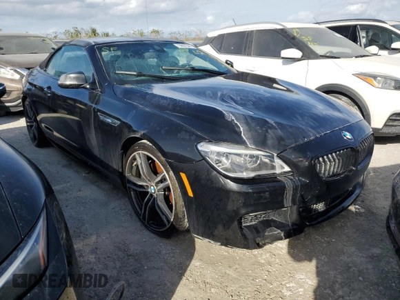 2018 BMW 6 Series 650i with VIN WBA6F5C58JD997138, listed as a Copart auction lot 73667044 with 0 mi miles and Non Repairable. Bid and sale history available at carsss.com. Image 4.