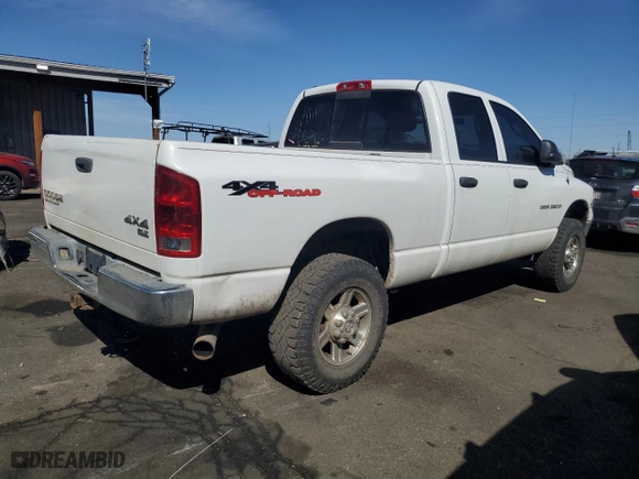 2004 Dodge Ram 2500 SLT with VIN 3D7KU28C24G193962, listed as a Copart auction lot 46349155 with 185,085 mi miles and Salvage Title. Bid and sale history available at carsss.com. Image 3.