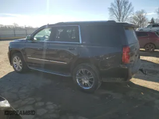 2015 Chevrolet Tahoe LTZ with VIN 1GNSCCKC8FR105759, listed as a Copart auction lot 43473465 with 117,922 mi miles and Salvage Title. Bid and sale history available at carsss.com. Image 2.