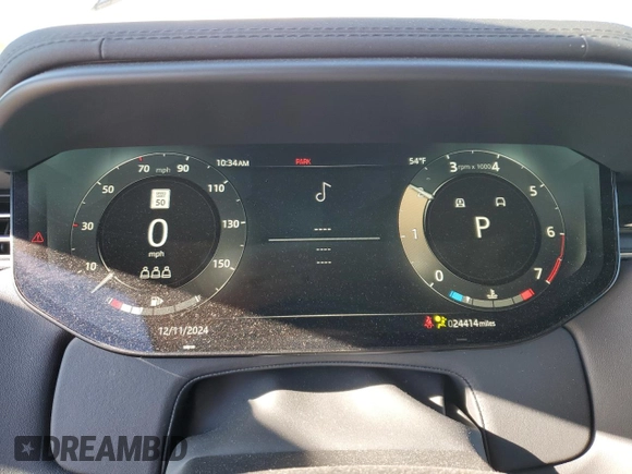 2023 Land Rover Range Rover Sport SE with VIN SAL1P9EUXPA111636, listed as a Copart auction lot 80223264 with 24,414 mi miles and Salvage Title. Bid and sale history available at DreamBid. Image 9.