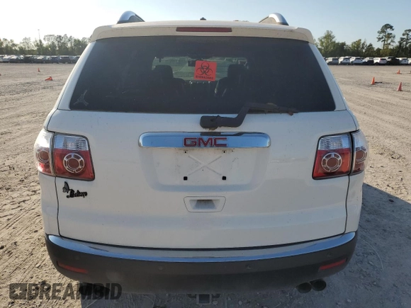 2008 GMC Acadia SLT2 with VIN 1GKER33758J255999, listed as a Copart auction lot 80891184 with 0 mi miles and Clean Title. Bid and sale history available at carsss.com. Image 6.