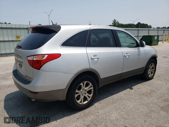 2007 Hyundai Veracruz GLS with VIN KM8NU13C77U014837, listed as a Copart auction lot 58944245 with 184,140 mi miles and Salvage title. Bid and sale history available at DreamBid. Image 3.
