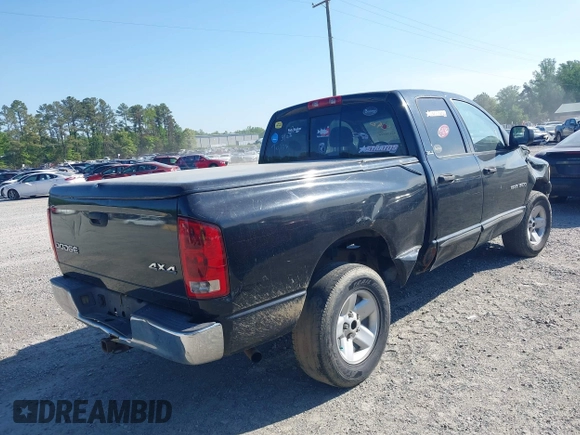 2002 Dodge 1500 z VIN 1D7HU18ZX2S705305, wystawiony jako IAAI lot #42116616 z przebiegiem 273 100 mil mil oraz . Historia ofert i sprzedaży dostępna na DreamBid. Obrazek 4.