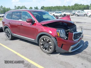 2023 Kia Telluride SX with VIN 5XYP54GC2PG340522, listed as a IAAI auction lot 42611768 with 48,065 mi miles and . Bid and sale history available at DreamBid. Image 1.