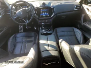 2017 Maserati Ghibli with VIN ZAM57XSS2H1249720, listed as a Copart auction lot 80409684 with 56,769 mi miles and Salvage Title. Bid and sale history available at carsss.com. Image 8.
