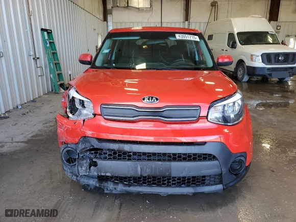 2019 Kia Soul with VIN KNDJN2A26K7657493, listed as a Copart auction lot 43051715 with 0 mi miles and Salvage Title. Bid and sale history available at carsss.com. Image 5.
