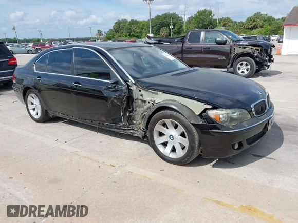 2008 BMW 7 Series 750Li with VIN WBAHN83588DT81043, listed as a IAAI auction lot 42108479 with 141,499 mi miles and . Bid and sale history available at carsss.com. Image 1.