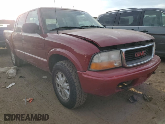 2003 GMC Sonoma SLS with VIN 1GTDT13X43K145574, listed as a Copart auction lot 76300044 with 187,086 mi miles and Salvage Title. Bid and sale history available at DreamBid. Image 4.