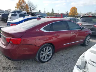 2018 Chevrolet Impala Premier with VIN 2G1125S30J9160625, listed as a IAAI auction lot 38112753 with 121,144 mi miles. Bid and sale history available at carsss.com. Image 4.