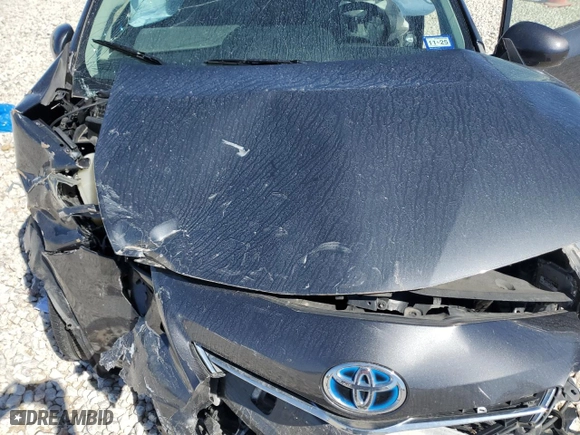 2013 Toyota Prius v Two with VIN JTDZN3EU4D3193103, listed as a Copart auction lot 46634435 with 0 mi miles and Salvage Title. Bid and sale history available at carsss.com. Image 12.