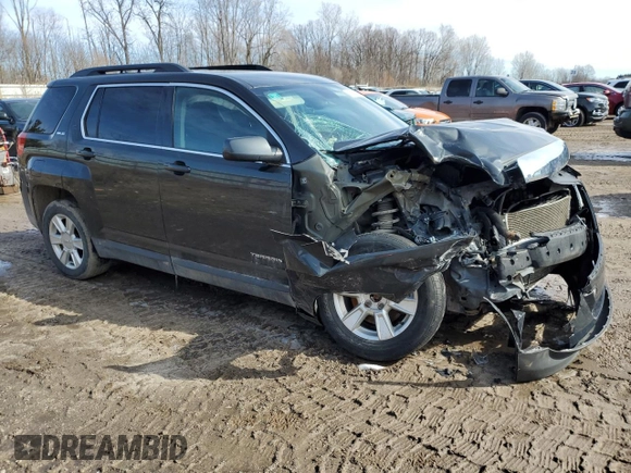 2013 GMC Terrain SLE with VIN 2GKFLTEK7D6160634, listed as a Copart auction lot 47461825 with 168,516 mi miles and Salvage Title. Bid and sale history available at DreamBid. Image 4.