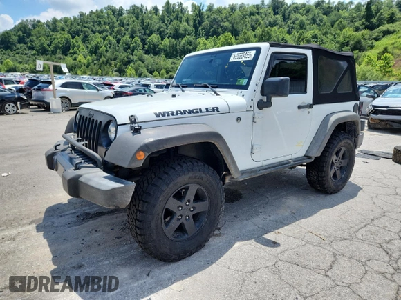 2016 Jeep Wrangler Black Bear with VIN 1C4AJWAG5GL151537, listed as a Copart auction lot 62665455 with 93,537 mi miles and Salvage title. Bid and sale history available at DreamBid. Image 1.