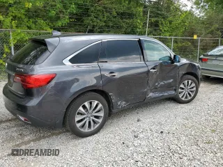 2014 Acura MDX Technology with VIN 5FRYD4H63EB005045, listed as a Copart auction lot 64413825 with 252,632 mi miles and Salvage title. Bid and sale history available at DreamBid. Image 3.