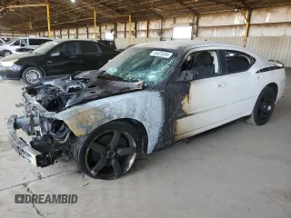2008 Dodge Charger Police with VIN 2B3KA43H48H298639, listed as a Copart auction lot 64525594 with 0 mi miles and Salvage Title. Bid and sale history available at carsss.com. Image 1.
